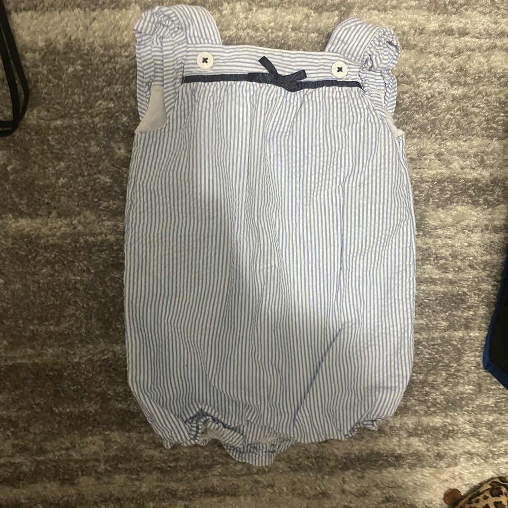 Girl Nautica onesie romper
